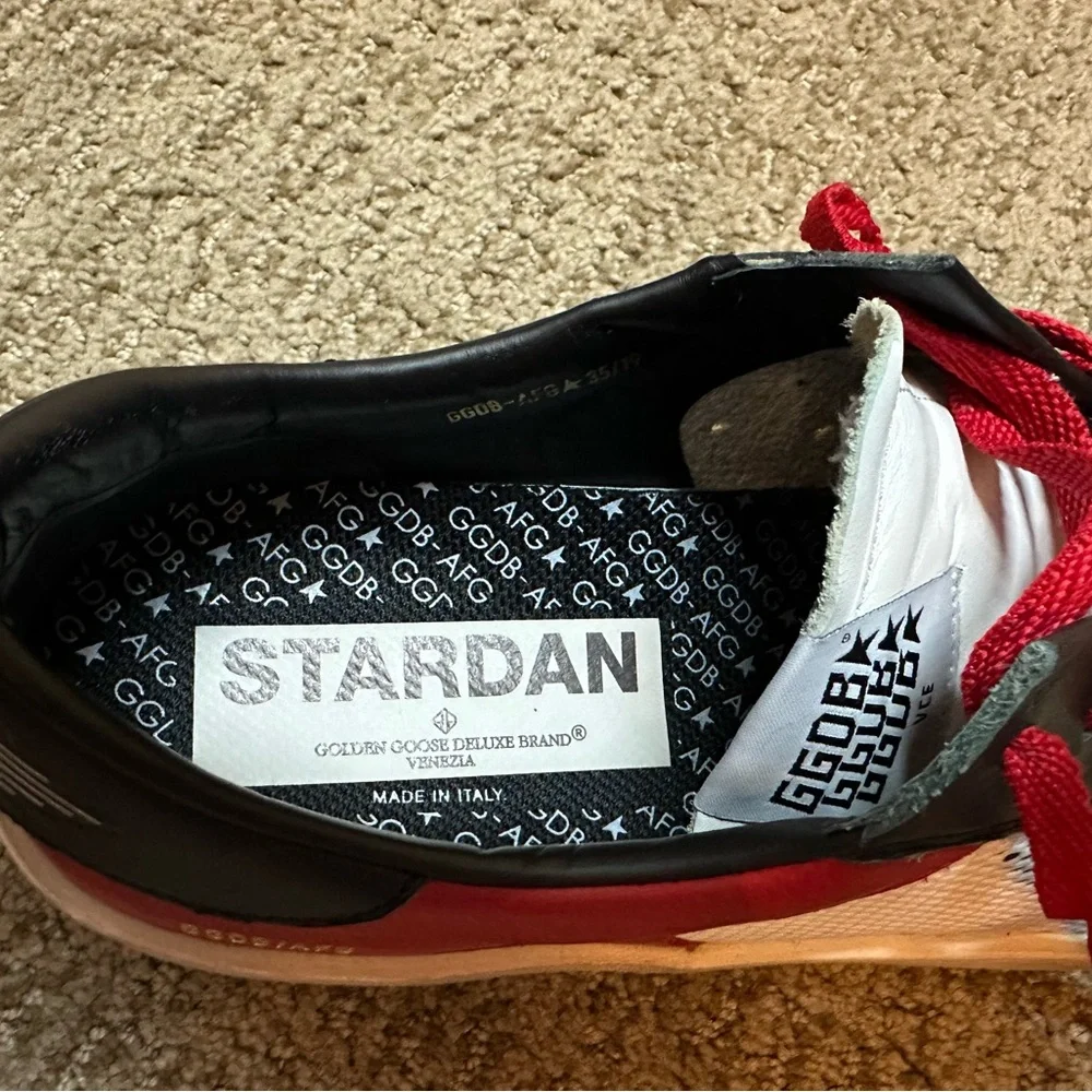 Golden Goose Stardan - Size 44 - excellent condition Black, Red & White Sneakers - Picture 6 of 11